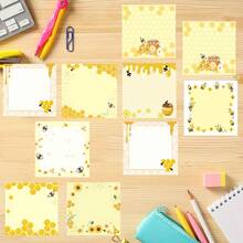 1/3/9 Tập Giấy Ghi Chú Tự Dính Hình Ong Mật - Tập Giấy Ghi Chú Danh Sách Việc Cần Làm, Quà Tặng Chủ Đề Ong cho Người Yêu Ong, Học Sinh, Giáo Viên, Phụ Nữ, Văn Phòng, Trường Học, Đồ Dùng Học Tập, Kích Thước 3x3 Inch - Một cỡ - Xem 5