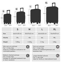 YONSLY Large Suitcase 28/24/20/16 Inches With 4 Wheels 360° Combination Lock Mesh Pocket Soft Rubber Handle Hard Shell Trolley Lightweight Suitcase - 深灰色 - 查看 6