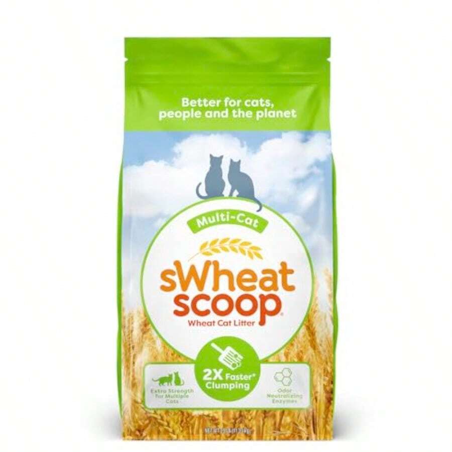sWheat Scoop Arena para Varios Gatos - 25 libras - Ver 1