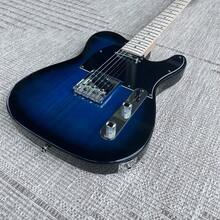 Trans Blue Tele Style Electric Guitar With Maple Neck And Accessories, Full-Size - Default - View 9