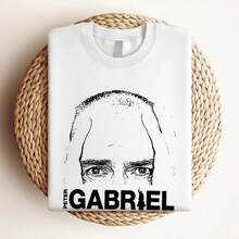 Women T-Shirt Print Peter Gabriel Men T Shirt - White - View 3