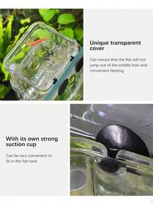 1pc PVC Material Fish Breeding Box, Double-Layer Transparent Fish Breeding Isolation Box, Hatchery Aquarium Spawning Tank - Clear - View 5
