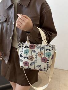 Minimalist Lightweight Nylon Down Jacket, Versatile Small Handbag & Shoulder Bag - Multicolor - View 2