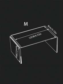 1/2, 3/4/5/6 buah Stand Pajangan Akrilik Transparan, Stand Pajangan Koleksi, Stand Tanaman Akrilik, Stand Pajangan Akrilik Transparan Cocok Untuk Perhiasan, Toko, Dekorasi Rumah - Clear - View 18
