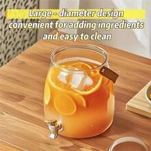 1个冰镇饮料桶、饮料分配器、冷水壶、饮水机、带水龙头的果汁瓶、家用啤酒、果汁和柠檬水分配器（带冰块）[不含支架] - 彩色 - 查看 6