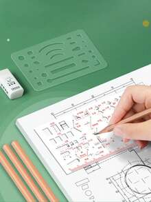 Bộ dụng cụ vẽ cao cấp, bao gồm compa vẽ bằng thép không gỉ, dụng cụ hình học chính xác và dụng cụ CAD, bộ kết hợp đa chức năng. Thích hợp cho việc giảng dạy và phác thảo kiến trúc, lý tưởng cho sinh viên và kỹ sư. Dụng cụ viết phù hợp cho học sinh, trường học, văn phòng và các tình huống giáo dục. Mùa tựu trường, học kỳ mới, đồ dùng văn phòng, đồ dùng học tập, dụng cụ mỹ thuật, phụ kiện bàn làm việc văn phòng. - Bộ - Xem 10