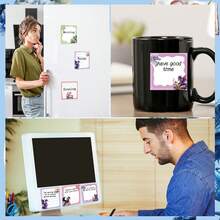 3/6/9 piezas Notas adhesivas mini de dragón lindas, 3x3 pulgadas, regalo para estudiantes y compañeros de trabajo, divertido bloc de notas autoadhesivo, útiles escolares y de oficina unisex - Unitalla - Ver 5