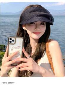 Women's Organza Sun Hat, UV Protection, New Elegant And Fashionable Headband Style Sun Hat For Summer - Lace Sun Hat - View 4