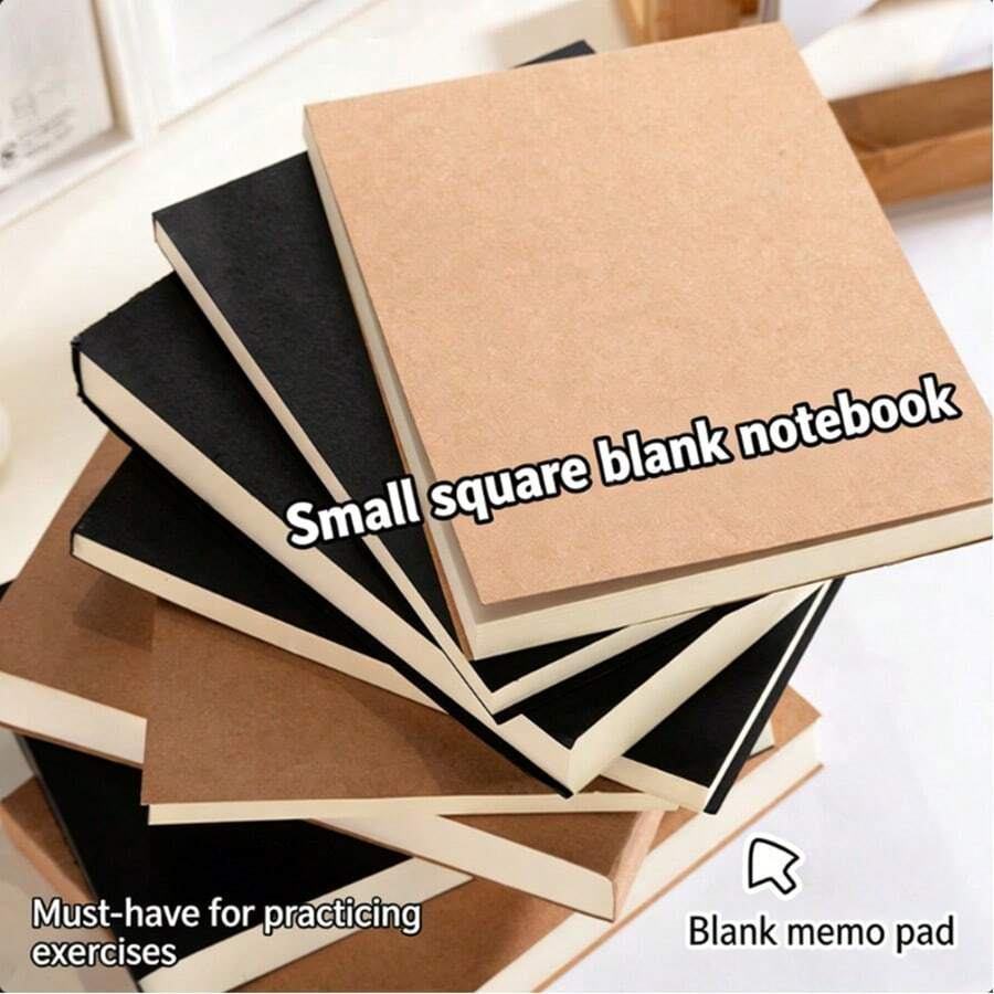 Tập giấy ghi chú kẻ ô trắng khổ A6 dày, 100 tờ/200 trang, giấy nháp bài kiểm tra cho học sinh, sổ tay xé rời, giấy ghi chú cao cấp tối giản. - A - Xem 1