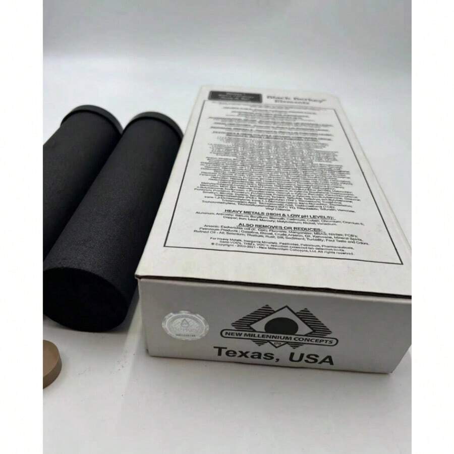 Water Filter Replacement For Berkey® BB9-2 Black Activated Carbon Filters, Compatible With Berkey® Gravity Water Filter System, (Set Of 2) - 查看 1