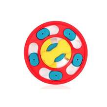 Dog Puzzle Toys Slow Feeder Interactive Increase Puppy IQ Dispenser Slowly Eating NonSlip Bowl Pet Cat Dogs Training Game - B-Red - 查看 1