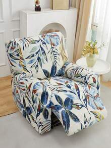 Vỏ bọc ghế bập bênh/sofa bằng lụa sữa co giãn, in họa tiết lá cây, dành cho một chỗ ngồi, phù hợp cho phòng khách và phòng học, sử dụng được quanh năm. - Nhiều màu - Xem 9