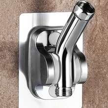 1pc Shower Head Elbow Adapter, Adjustable Shower Arm Extension For Handheld To Overhead Shower Conversion, Stainless Steel Swivel Connector, Easy Installation For Shower Head Upgrade - Multicolor - View 9