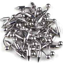 10pcs Stainless Steel Navel Rings, Personalized Navel Piercing Jewelry - A Style - View 6