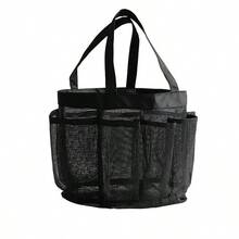 Large Capacity Storage Bag, Mesh Hollow Out Toiletry Bag, Swimming Bag, Cosmetic Bag, Multi-Function Travel Bag - Multicolor - View 5