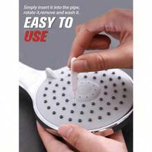 10pcs/Set White Multi-Functional Shower Head Cleaning Brush, Bathroom Accessories - A - View 5
