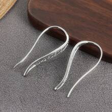 Fashionable Daily Jewelry Gift - Silver Unique Design Long Earrings, Bohemian Style Geometric Hollow Drop Earrings, Suitable For Women - Antique Silver - View 6
