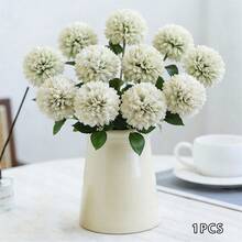 Artificial Chrysanthemum Festive Faux Flower Decoration For Home Holiday Decor - 綠色 - 查看 4