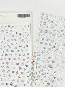 1PC Cute Original Cartoon Pattern Stickers Ins Japanese And Korean Cute DIY Journal Material Stickers CCD Phone Case Stickers - Sticker - View 4