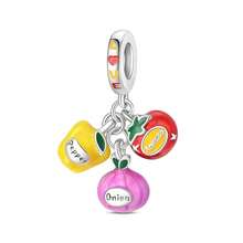 Mặt dây chuyền hình tắc kè mạ bạc, thích hợp cho vòng tay 3mm, vòng tay hạt cườm tự làm, trang sức thời trang nữ, quà tặng sinh nhật, ngày lễ. - Nhiều màu - Xem 16