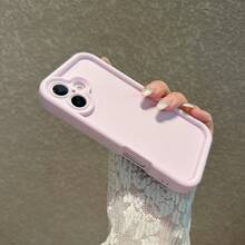 Lavender Full Body Shockproof Phone Case, Compatible With IPhone 17 Pro Max/17 Pro/17/16 Pro Max/16/16 Pro/16 Plus/16E/15/15 Plus/15 Pro/15 Pro Max/13/14 Pro Max/13 Pro/13 Pro Max/14 Pro/14 Pro Max/14 Plus, Minimalist Soft Shell - Lavender Purple - View 9