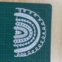 Nested Rectangular Frame Cutting Molds, Stitched Sector Metal Cutting Molds, Templates, DIY Etching Molds, Handmade Paper Card Making, Scrapbooking, Embossing Tools - Mc047 - View 6