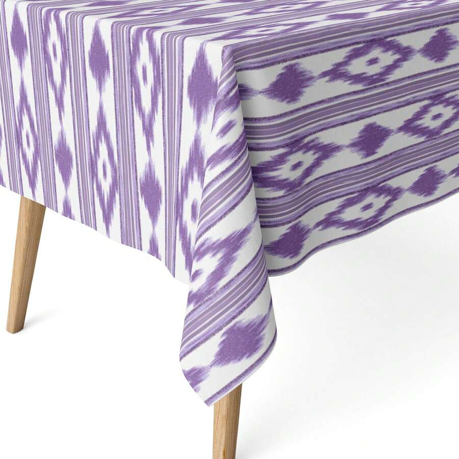 Kiva Stain-Resistant Resinated Tablecloth, Extra Soft To The Touch And Waterproof, Sizes From 100x140 To 300x140 Cm And Round 140 Cm - Easy-Clean Stain-Resistant Tablecloth - Available In 12 Designs - 選項 12 - 查看 1