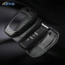 Carbon Fiber Style ABS Car Key Cover Compatible With Peugeot 2008 3008 4008 5008 308 408 508 C1 C2 C4 C6 C3-XR Picasso Grand DS3 DS5 - Peugeot B - View 4