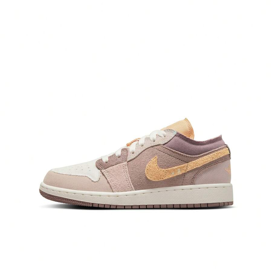 Giày bóng rổ nữ Nike AIR JORDAN 1 LOW SE CRAFT (GS) - Giày thể thao thường ngày DZ4465-200 - Gạo/Lúa - Xem 1