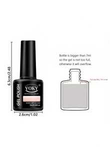 VOKY 6件套凝胶指甲油套装 - 可卸凝胶指甲油套装，美甲沙龙专用，持久耐用，适合日常美甲 - 彩色 - 查看 4