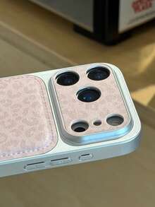 Ốp lưng điện thoại sang trọng màu nâu da báo lấp lánh ánh băng cho iPhone 17 Pro Max, 17 Pro, 17, 16 Pro Max, 16 Pro, 16, 15 Pro Max, 15 Pro, 15, 14 Pro Max, 14 Pro, 13 Pro Max, 12 Pro Max, 11, ốp lưng điện thoại chống sốc thời trang - Họa tiết da báo màu hồng nhạt - Xem 7