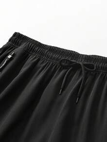 3 buah Celana Pendek Olahraga Pria yang Bernapas dan Elastis untuk Lari, Gym, dan Latihan Olahraga, Model Boyfriend Athletic Fit - MultiWarna - View 5