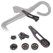 Para H31, CP01, CP04, CP06, CP07, CP10, CP16 soporte de montaje de ordenador para manillar de bicicleta integrado para Bryton Cateye UCQ6 - negro - Ver 1