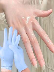 1Pair Purple Moisturizing Hand Gloves, Dry Cracked Skin Softening Exfoliating Feet Hand Care Tools, Soft Silicone Gel, Skin Repairing, Reusable, Suitable Hand Care, Beige/Pink,Hand Care,,Care Tools, Soft Silicone Gloves, Gel Spa Moisturizing Gloves, Aloe Vera Lotion Gloves Repairing Dry, One Size Fits All, Home Hydration, Moisturizing Hand Gloves,My Mother,Mother's Day,Travel Accessories - Multicolor - View 12