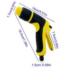 1pc High Pressure Car Wash Water Gun Set, Retractable Garden Hose - B - View 2