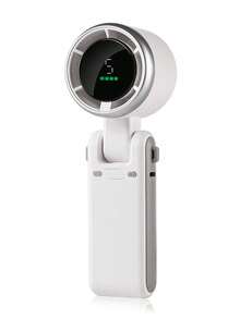 AIRPROSSING 1个3600mAh手持风扇，USB迷你便携式充电涡轮小风扇，桌面小型电风扇，便携式可充电学生桌面小型电风扇，口袋风扇，便携式手持涡轮风扇，5档风速，电池供电，三合一手持风扇，采用涡轮技术，适用于户外活动、旅行、工作等场合。 - 手持3 - 查看 12