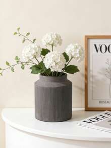 This Vintage-Style Terracotta Vase Is Perfect For Home Decor And Can Be Placed In The Living Room, On A Bookshelf, Or On The Dining Table. - 1PC - View 8