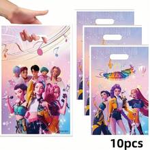 30/20/10件套 韩国偶像粉丝见面会礼品袋，派对庆祝偶像应援用品袋 [款式随机] - 彩色 - 查看 3