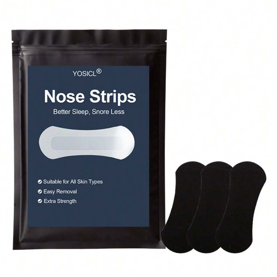 30/60pcs Adhesive Nose Strips - Extra Long-Lasting, Better Sleep Quality And Breathing, Easy To Apply And Remove - Multicolor - View 1