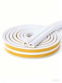 5m Self-Adhesive Door & Window Sealing Strip, Glass Window Shock-Proof Rubber Seal, Foam Soundproof Strip - Multicolor - View 4