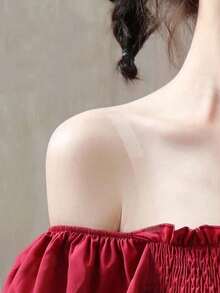 1 对加宽透明磨砂隐形文胸肩带，可调节透明肩带，带防滑配件 - 多色 - 查看 2