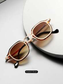 1 Pair Unisex Square Retro Casual Chic Sunglasses - Multicolor - View 15