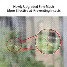 Customizable Zipperless Mesh Curtain Net, Mosquito-Proof Screens, Home Window Curtain Hooks, Self-Adhesive Invisible Mosquito Net - 1pcs - View 7