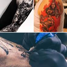 1盎司纹身墨水 - 黑红纹身墨水 - 经典黑红组合墨水套装 - 适用于专业纹身师和纹身艺术家 - 彩色 - 查看 9