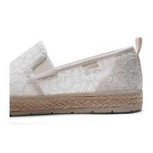 Skechers Giày nữ nhẹ, thoải mái, kiểu dáng thường ngày, phù hợp đi làm, mùa xuân 2026, dòng FLEXPADRILLE LUXE, mã sản phẩm 114046-WHT - trắng - Xem 8