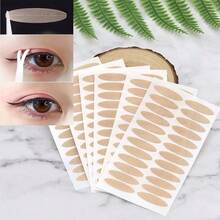 48片隐形双眼皮贴，自粘式，易用，瞬间提拉眼部，透气无酒精，附赠化妆刷，采用透气材料制成 - 裸色 - 查看 11