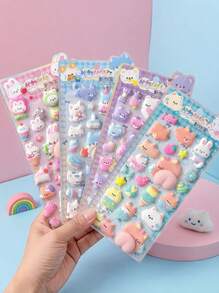 POKOJA LAND Autocollants décoratifs mignons en forme de nez de lapin et de chat en mousse 3D. Autocollants décoratifs cadeaux. Décoration de maison, décoration de fête, cadeau d'anniversaire, divers cadeaux de fête, . - Multicolore - Voir 1