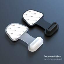 5 nút bịt chống thất lạc và chống bụi, tương thích với cổng sạc Apple, Android, Type-C, chất liệu silicon, giúp ngăn ngừa bụi bẩn và thất lạc. - màu đen - Xem 1