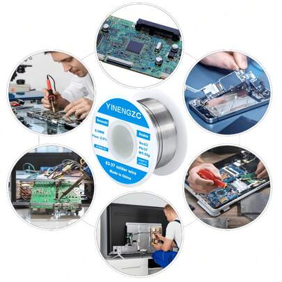 50g/100g High Quality Sn63-Pb37 Rosin Core Solder Wire, 1.0mm/0.8mm Width, Suitable For Soldering Repair Of Motherboards, Electronic Components, Audio, TV, Computers, Phones, Secure Joints, No Cleaning Required