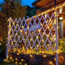 39.3英尺/22.9英尺/16.4英尺太阳能灯串，8种闪烁模式，配有100/50/20个LED泡泡球，现代风格，塑料材质，开关控制，适用于花园、圣诞节、婚礼、生日、节日装饰。 - 太陽能氣泡球 - 查看 5